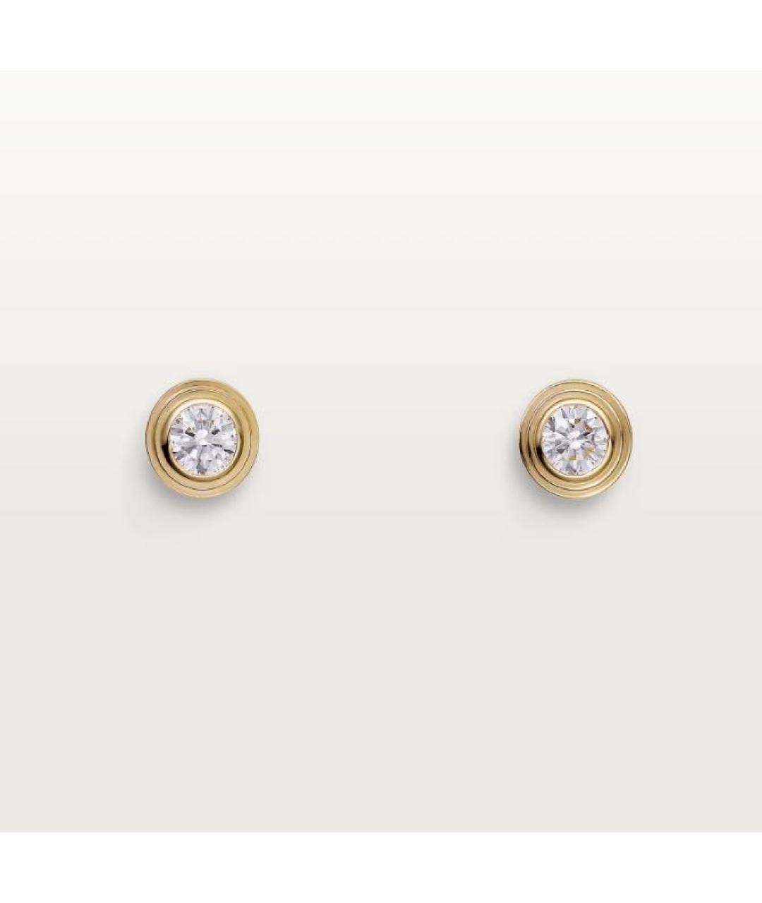 CARTIER Золотые серьги из желтого золота, фото 5