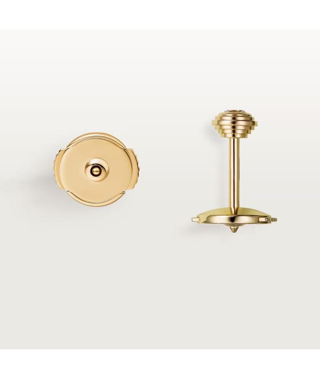 CARTIER Золотые серьги из желтого золота, фото 3