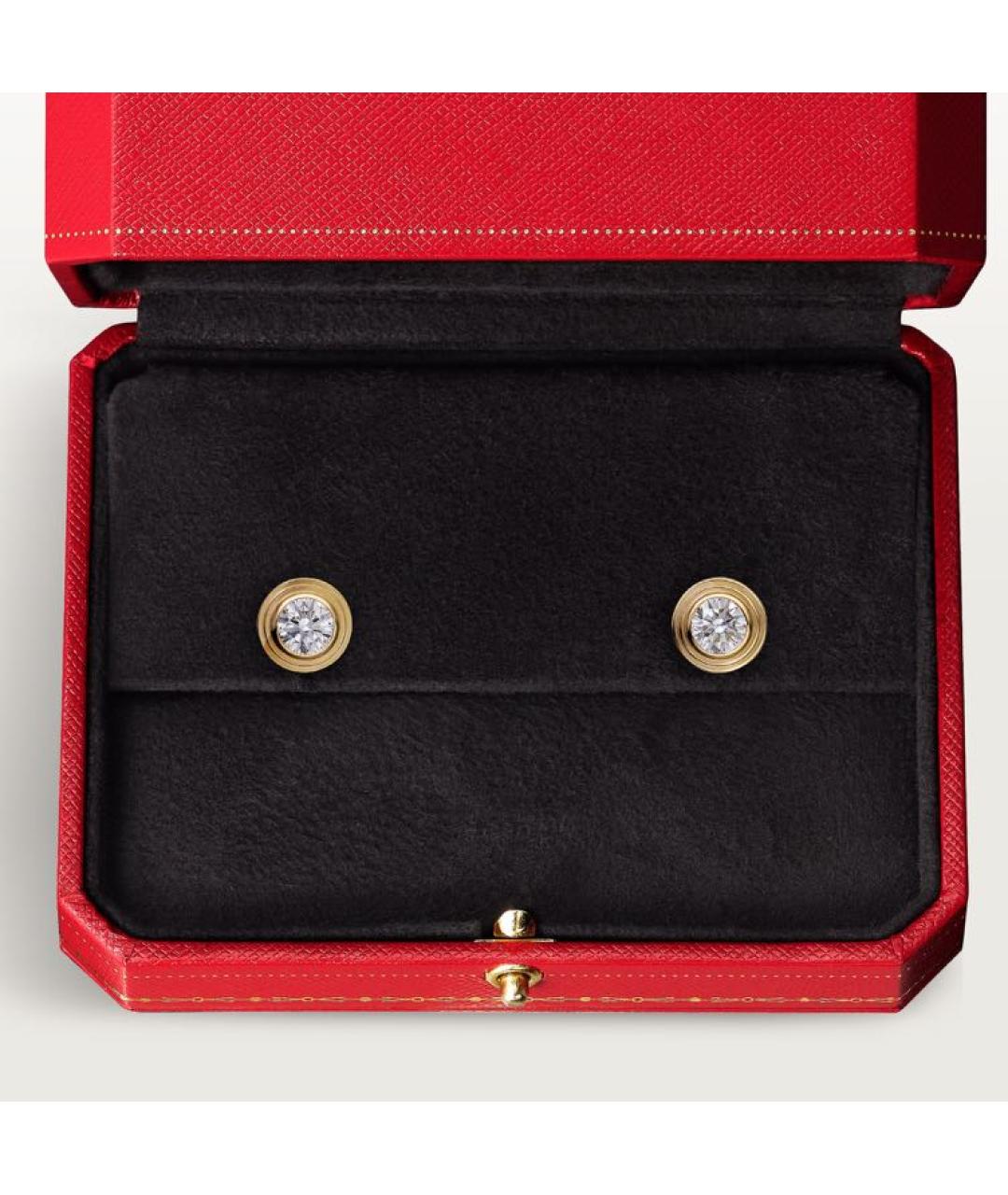 CARTIER Золотые серьги из желтого золота, фото 4