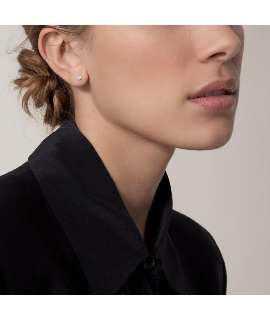 CARTIER Серебряные серьги из белого золота, фото 2