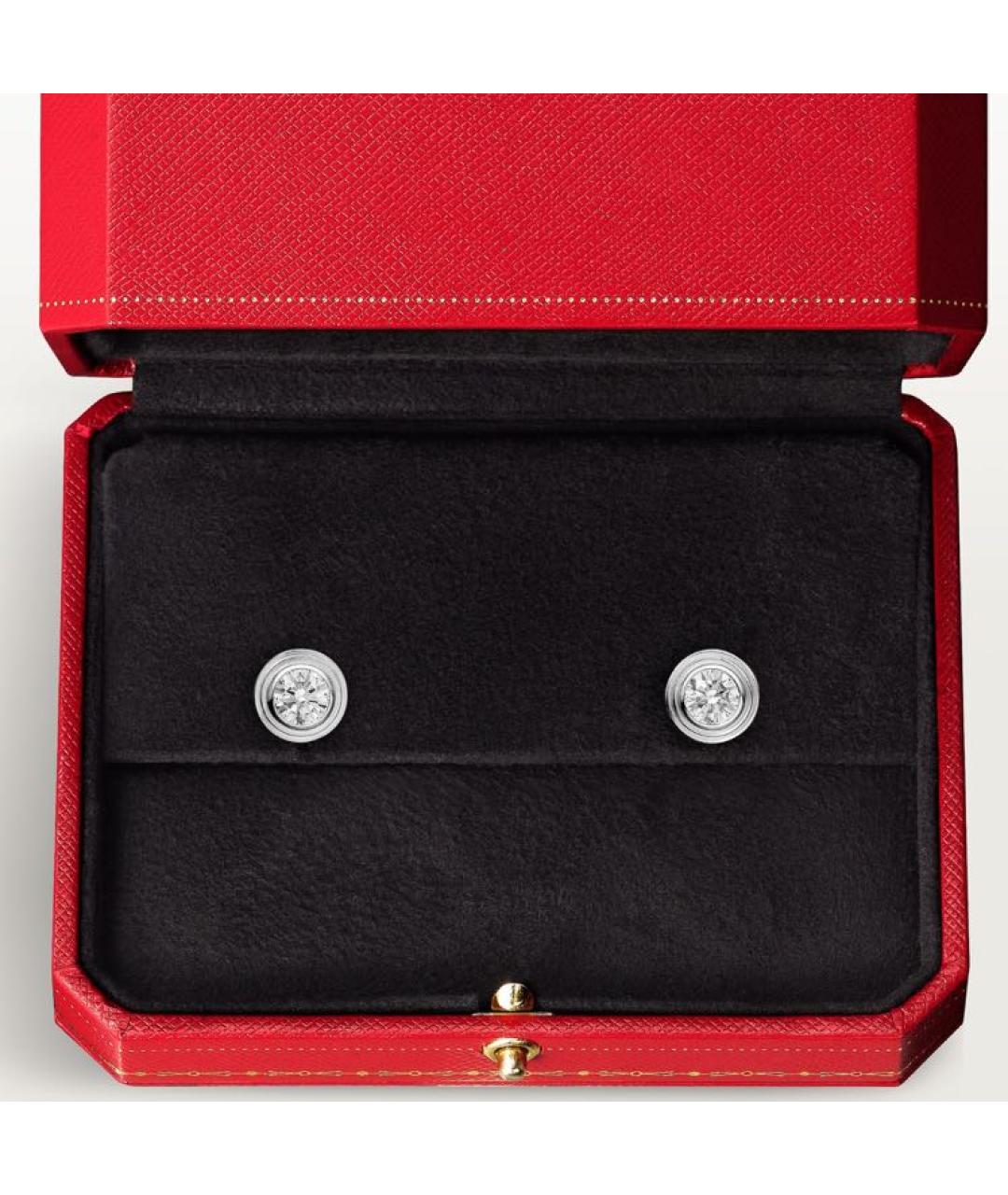 CARTIER Серебряные серьги из белого золота, фото 5