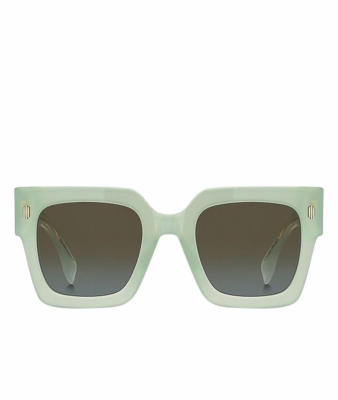 FENDI Салатовые солнцезащитные очки, фото 1