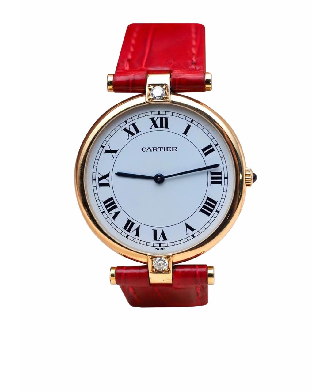 CARTIER Золотые часы из желтого золота, фото 1