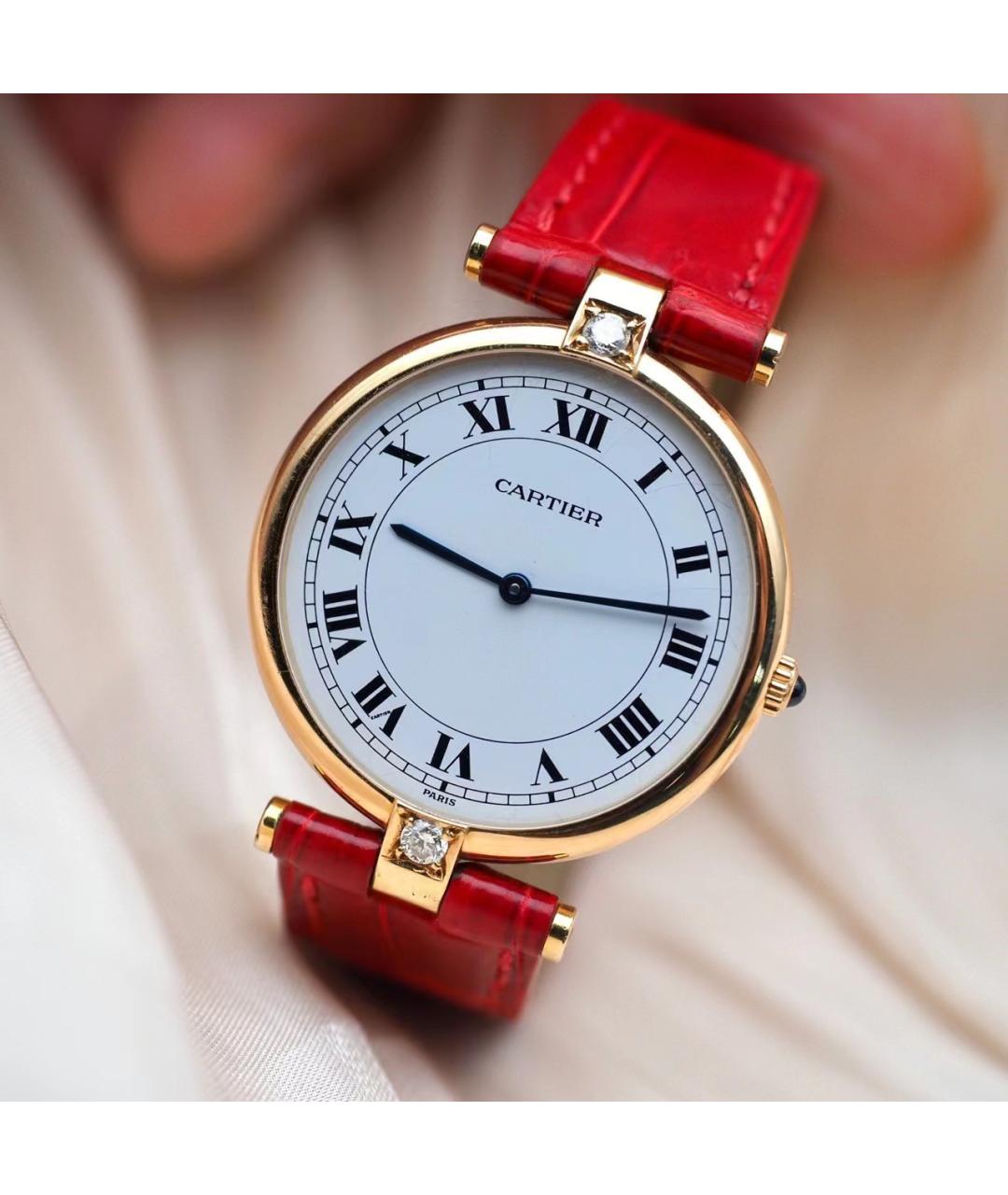 CARTIER Золотые часы из желтого золота, фото 8