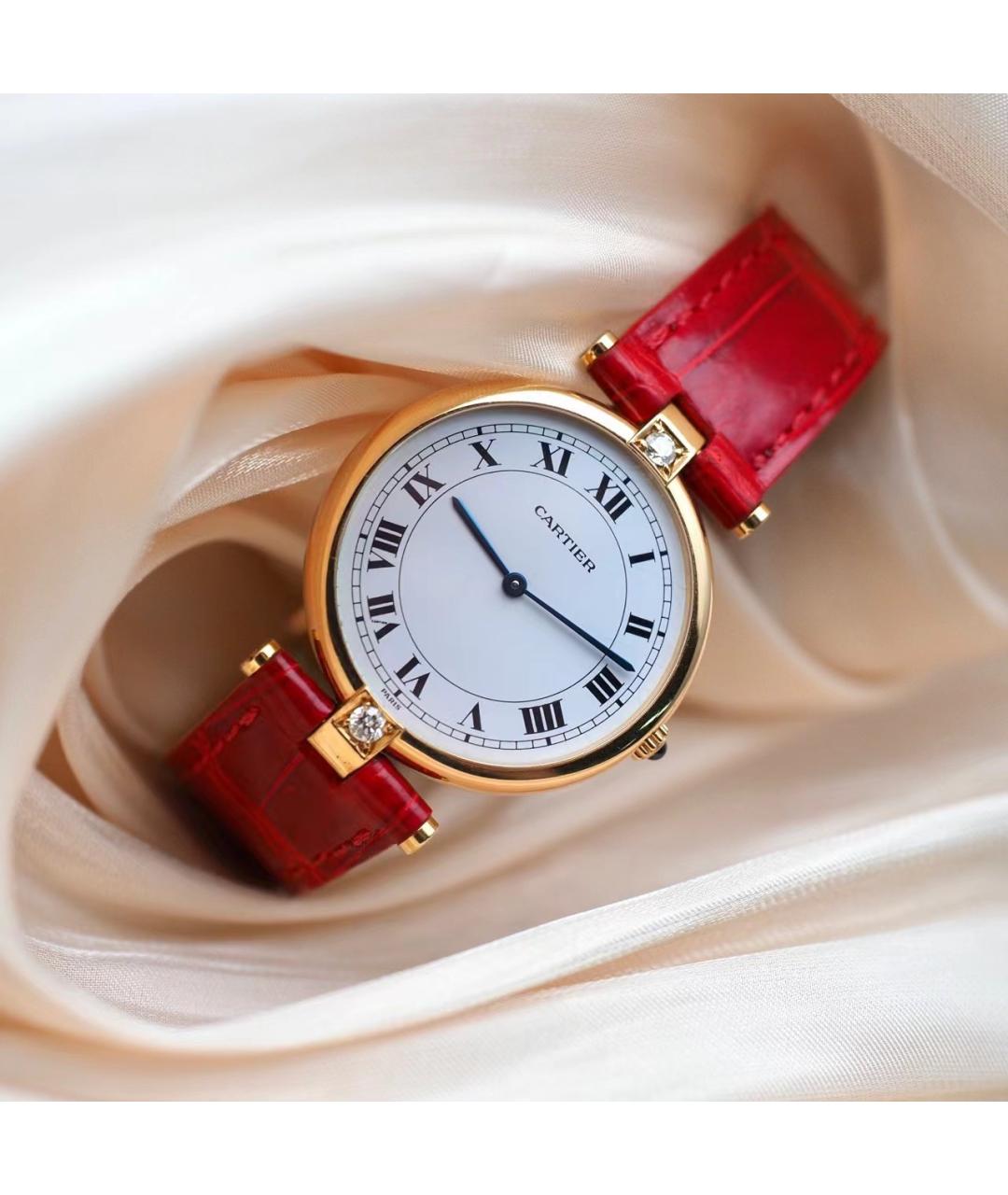 CARTIER Золотые часы из желтого золота, фото 6