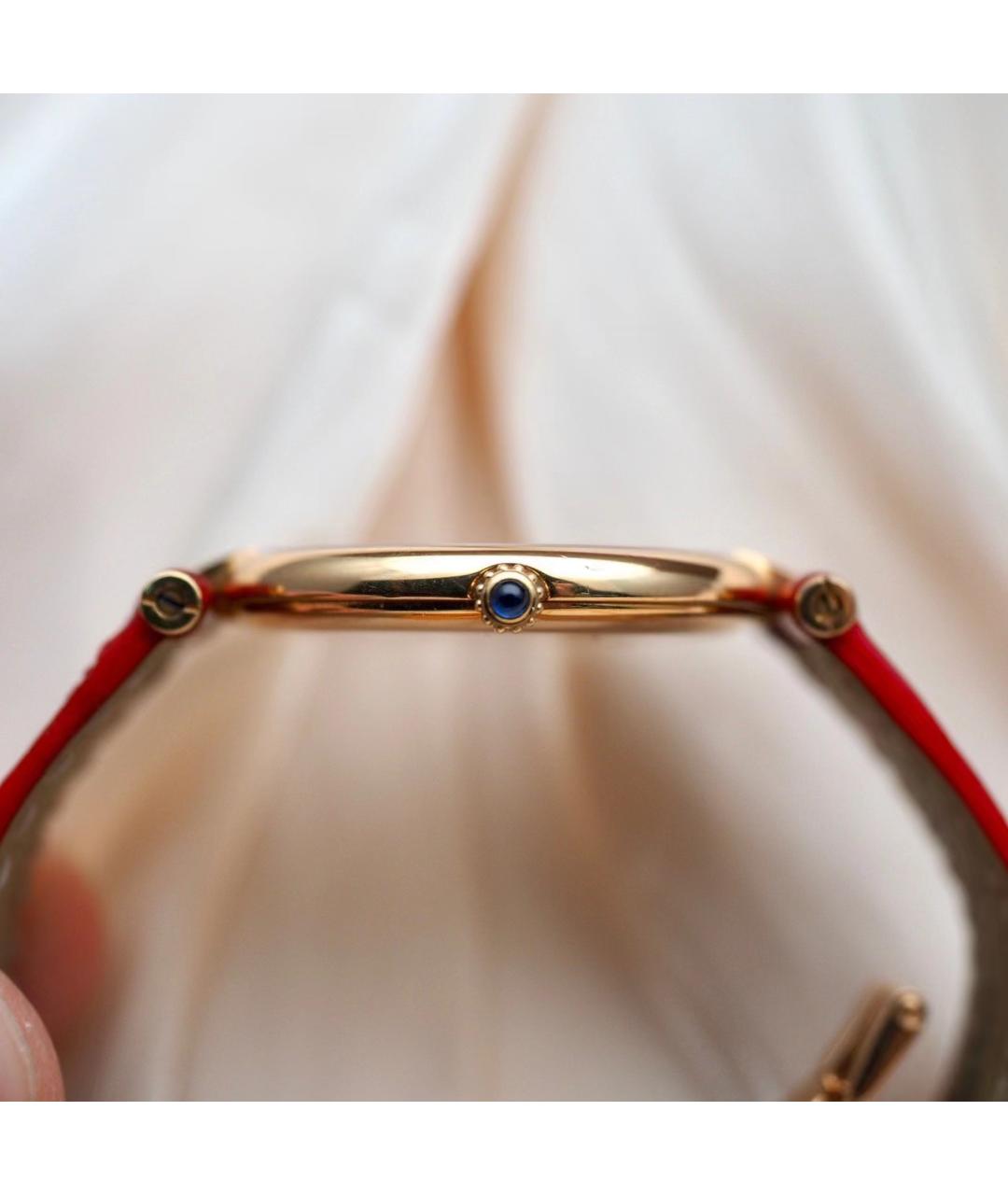 CARTIER Золотые часы из желтого золота, фото 4