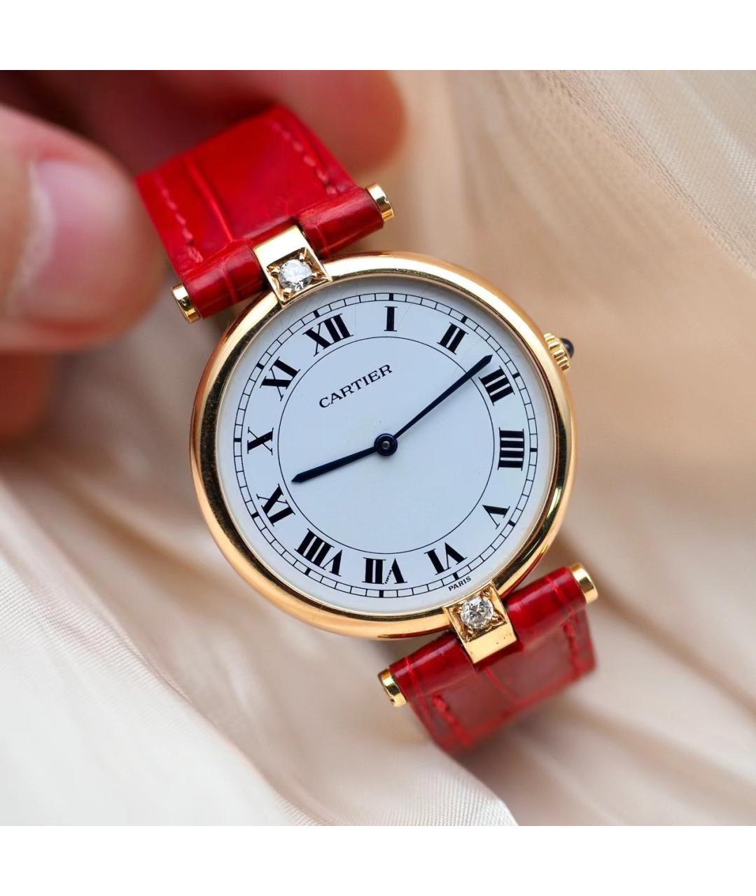 CARTIER Золотые часы из желтого золота, фото 5