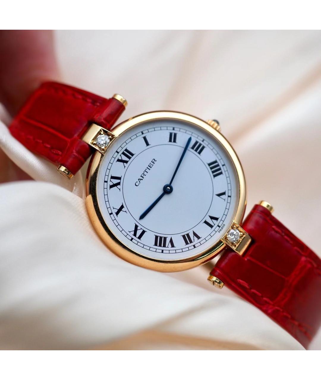 CARTIER Золотые часы из желтого золота, фото 3