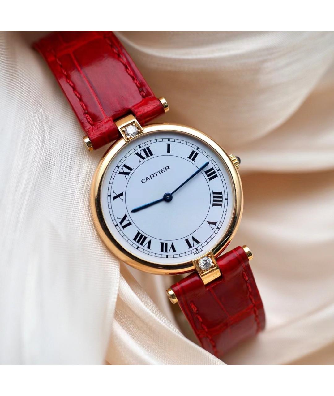 CARTIER Золотые часы из желтого золота, фото 7