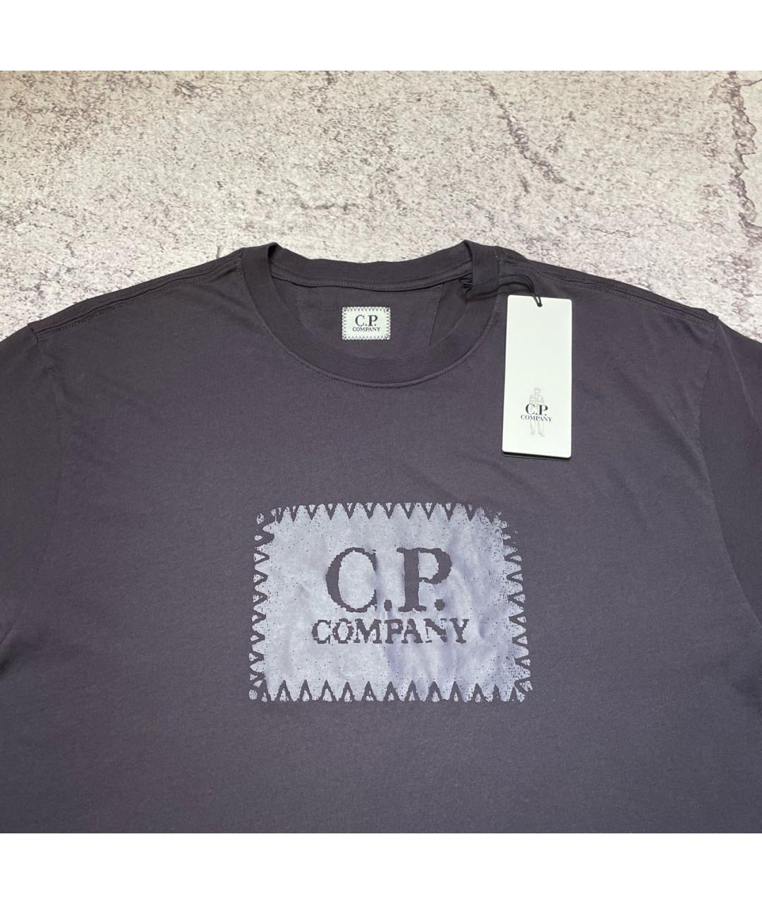 CP COMPANY Фиолетовая хлопковая футболка, фото 3