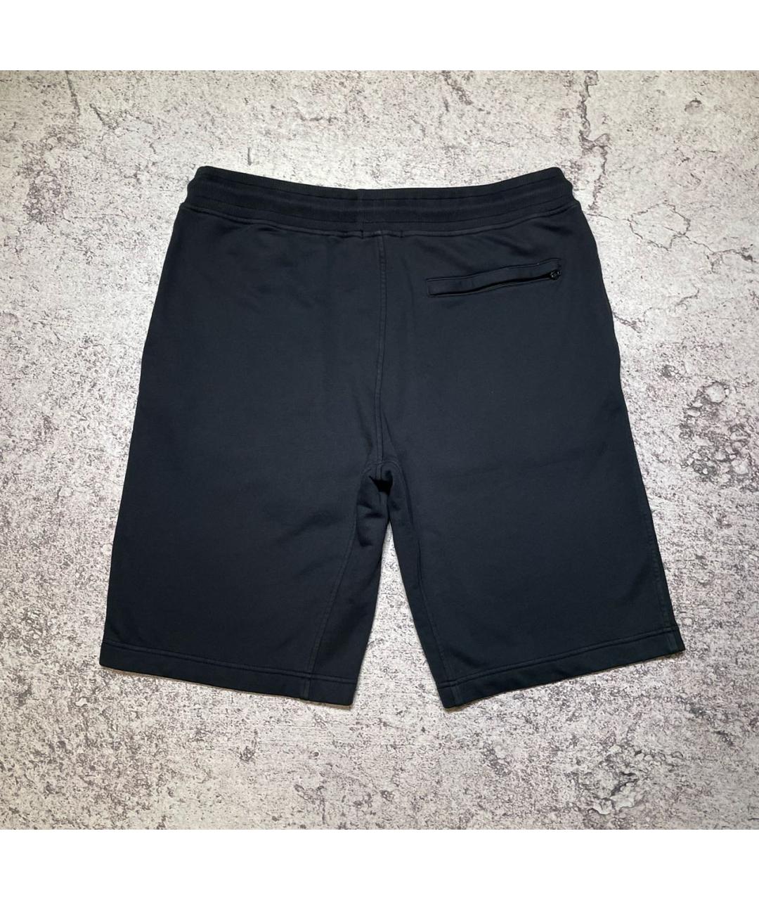 CP COMPANY Черные хлопковые шорты, фото 2