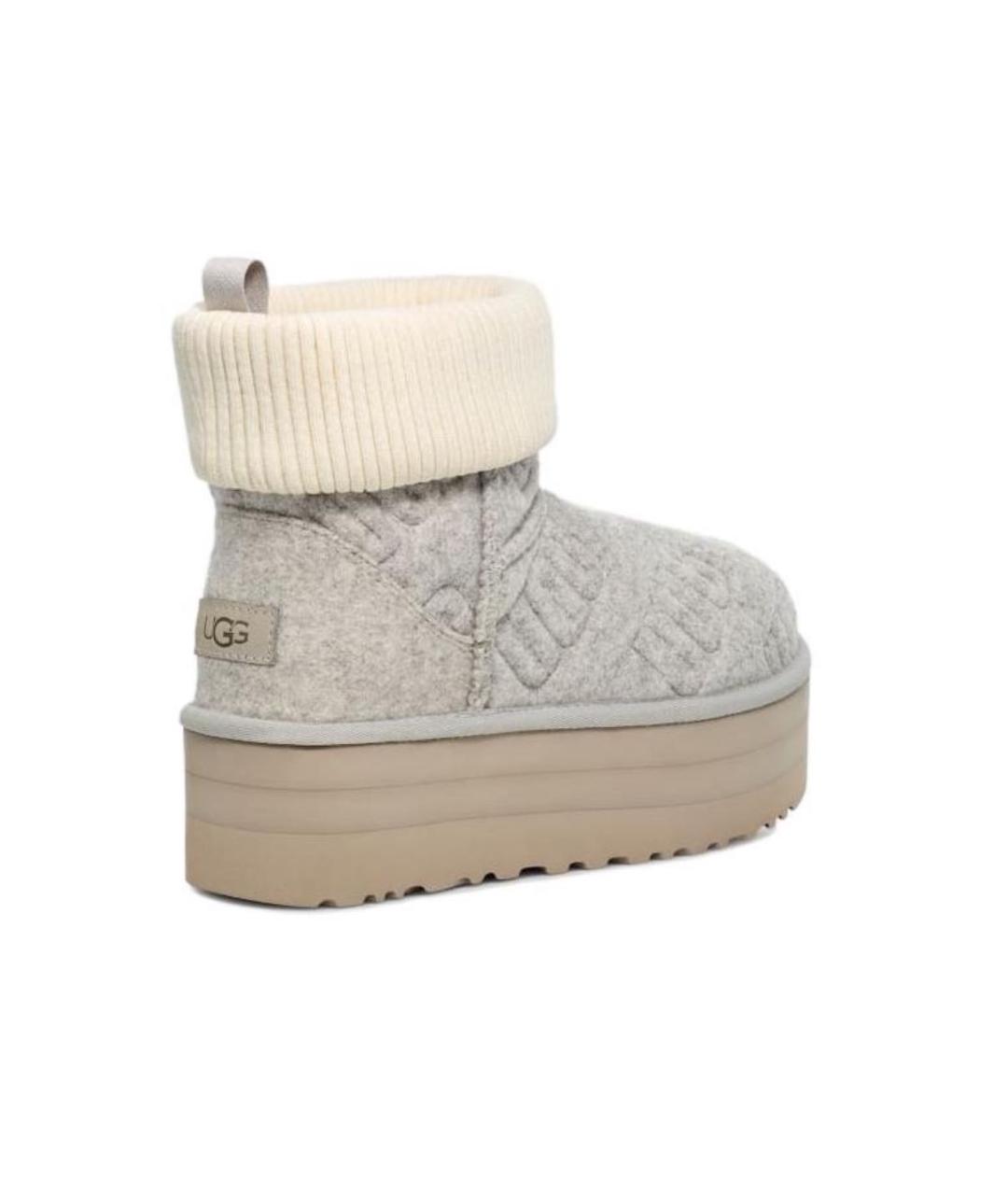 UGG AUSTRALIA Серые ботинки, фото 4