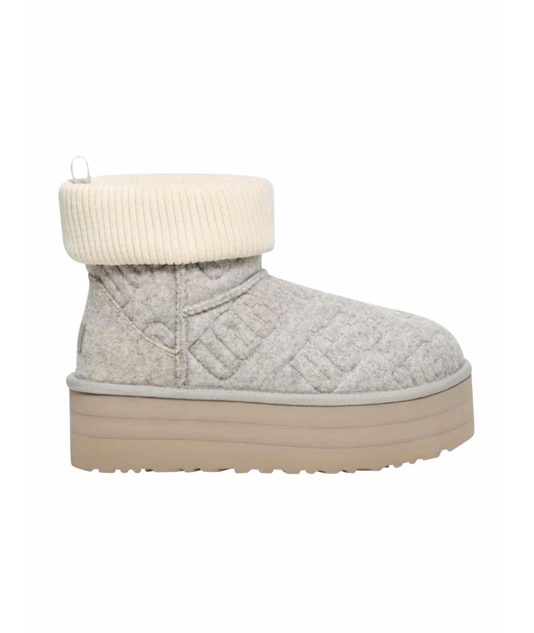 UGG AUSTRALIA Серые ботинки, фото 1