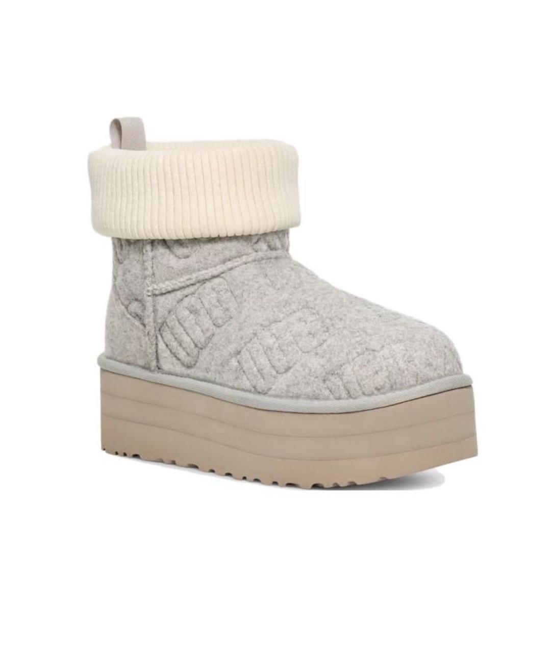 UGG AUSTRALIA Серые ботинки, фото 3