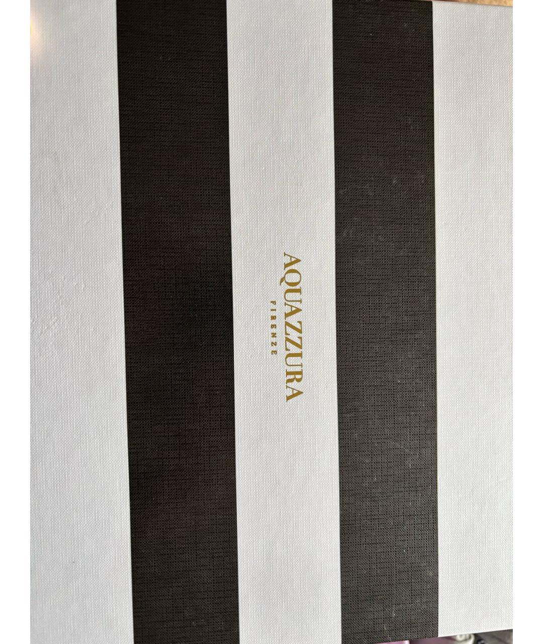 AQUAZZURA Красные замшевые босоножки, фото 7