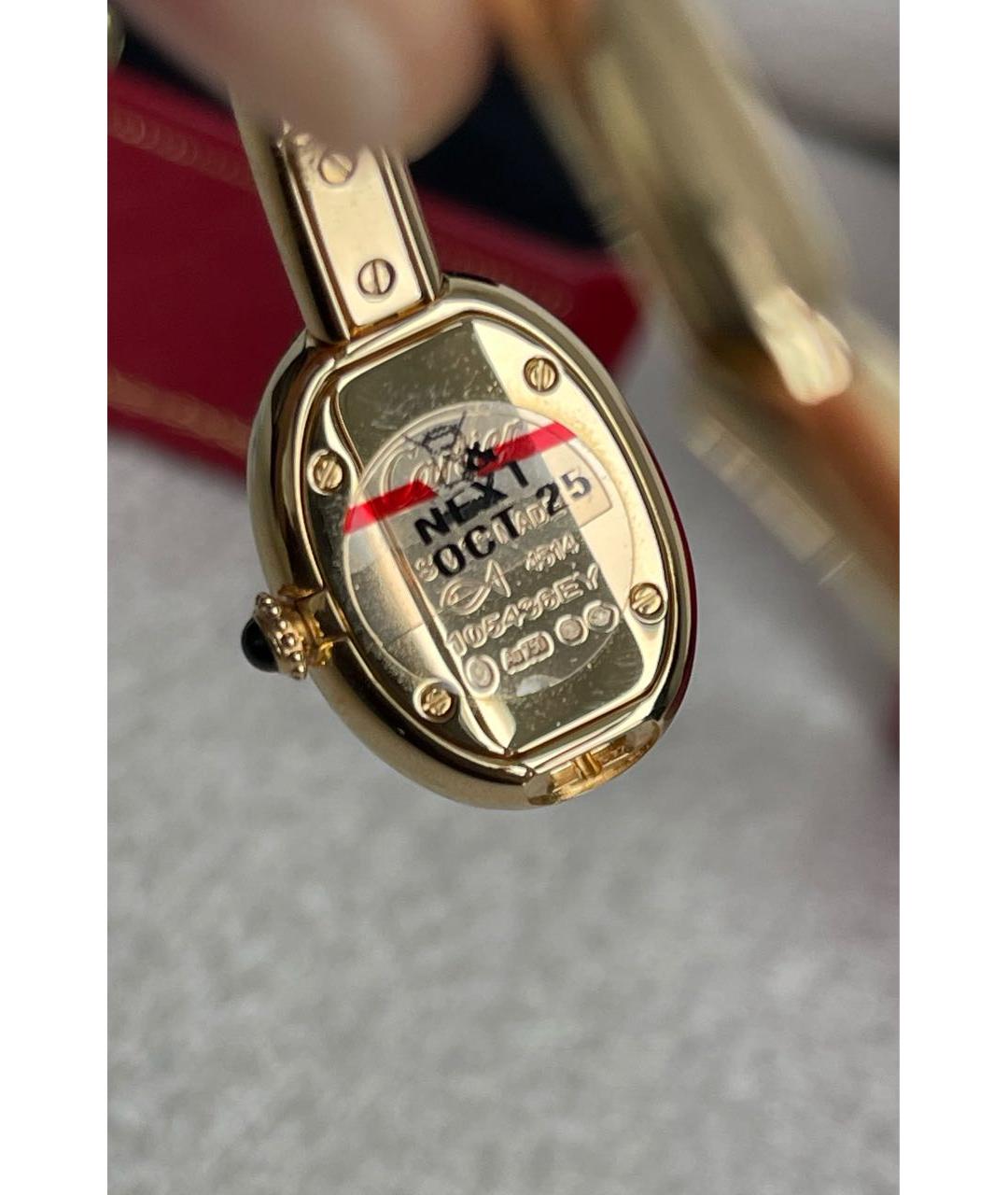 CARTIER Золотые часы из желтого золота, фото 3