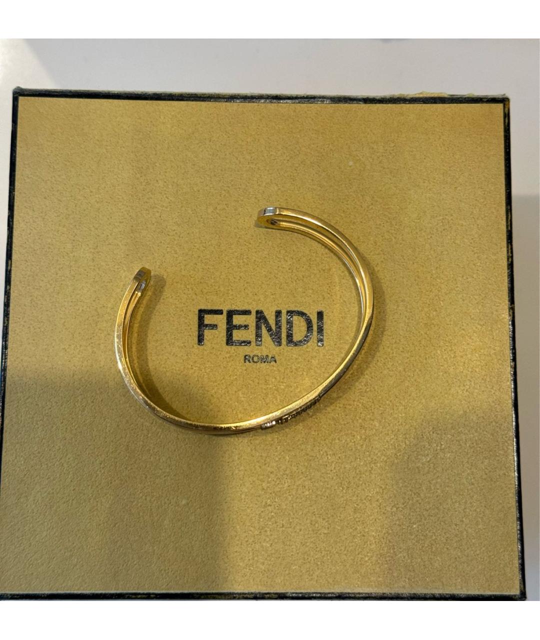 FENDI Желтый браслет из желтого золота, фото 5