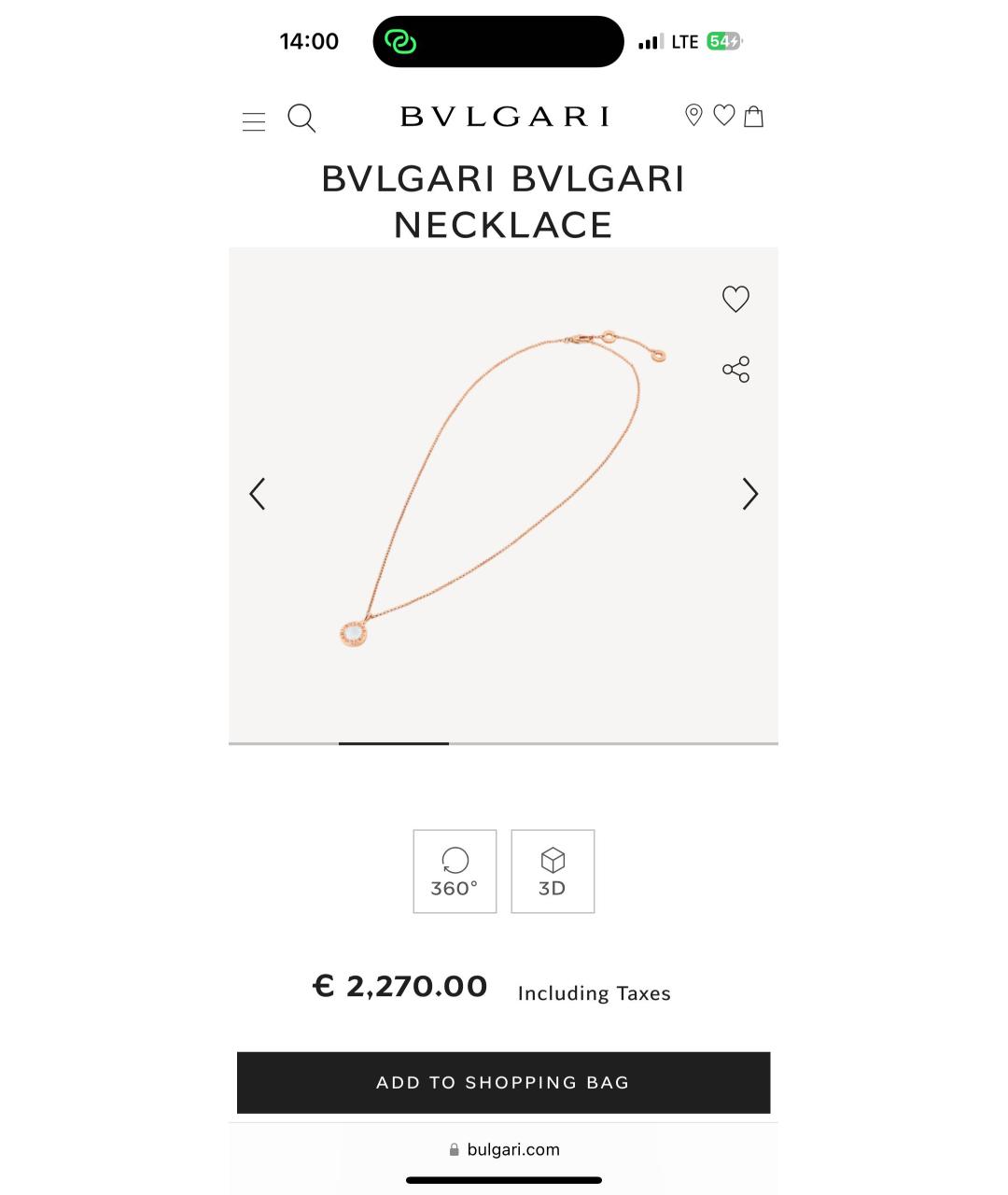 BVLGARI Золотая подвеска из розового золота, фото 5