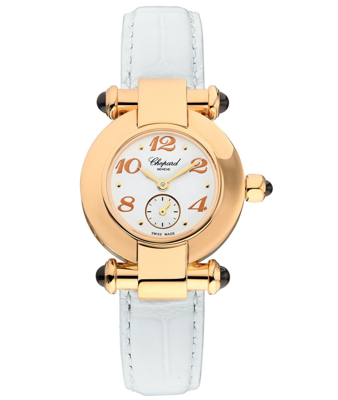 CHOPARD Белые часы из желтого золота, фото 10