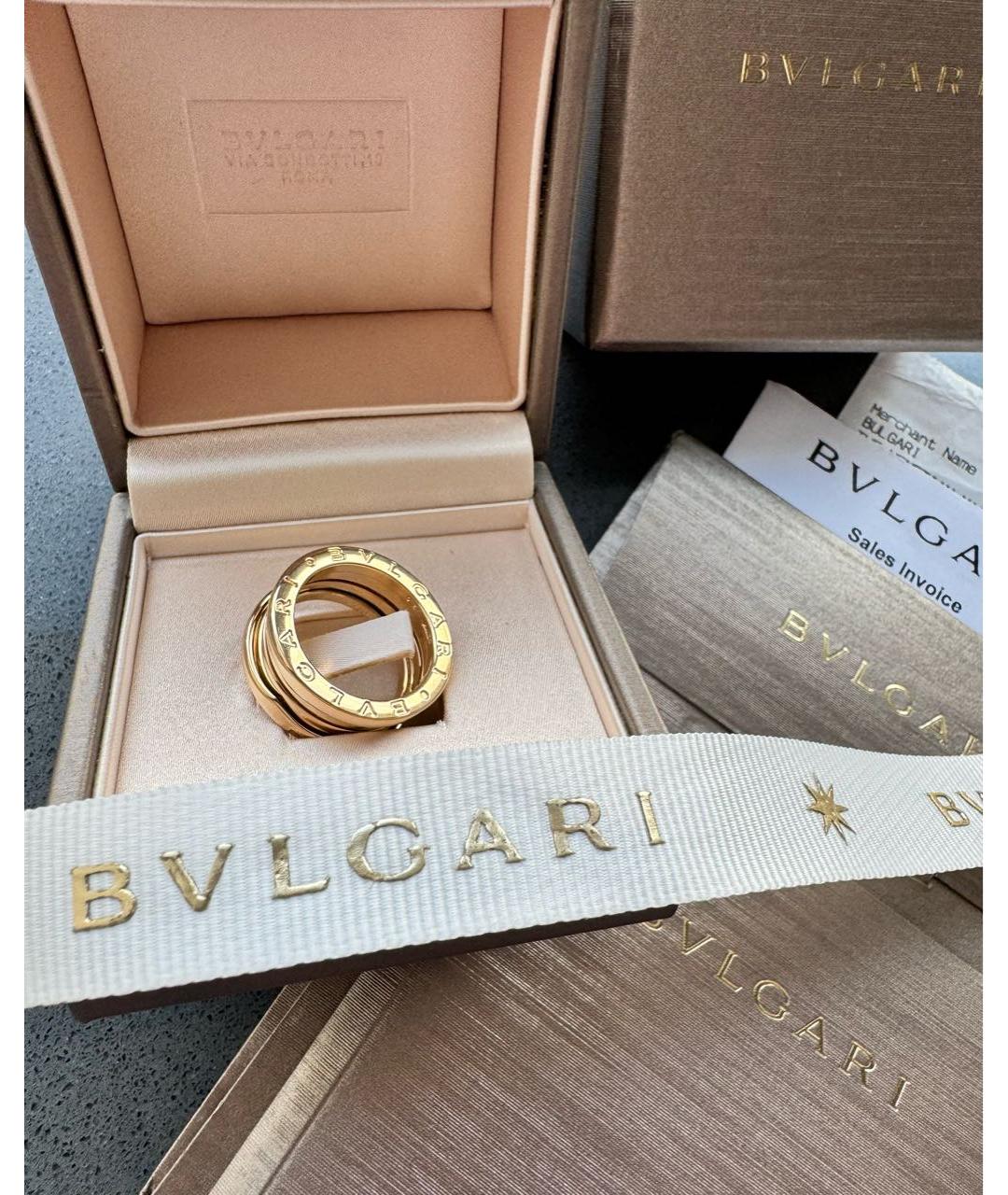 BVLGARI Золотое кольцо из желтого золота, фото 5