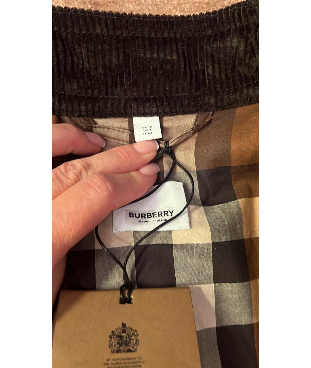 BURBERRY Коричневая куртка, фото 3