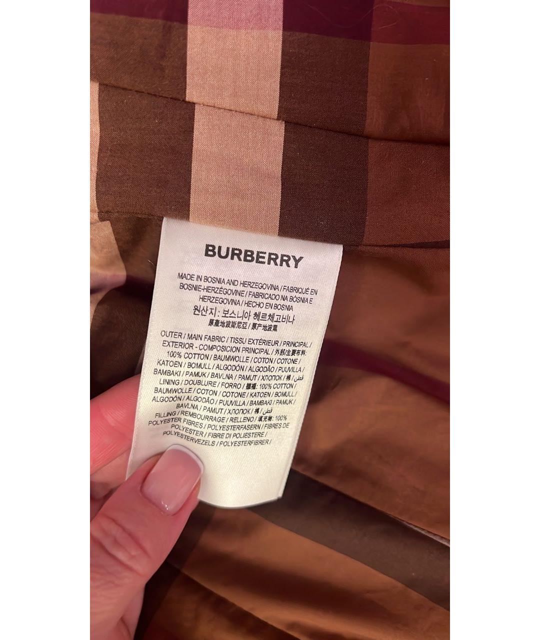 BURBERRY Коричневая куртка, фото 8