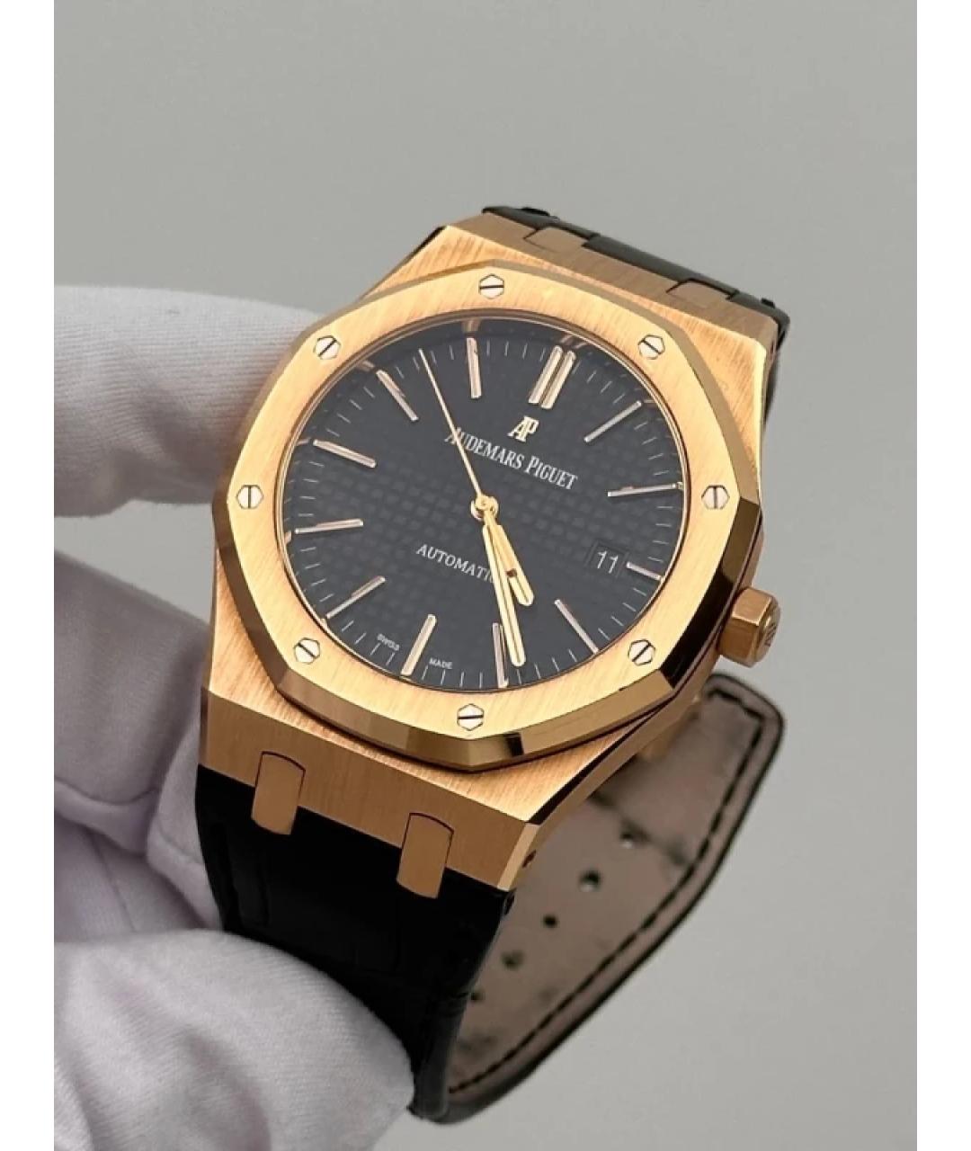 Audemars Piguet Черные часы из розового золота, фото 3