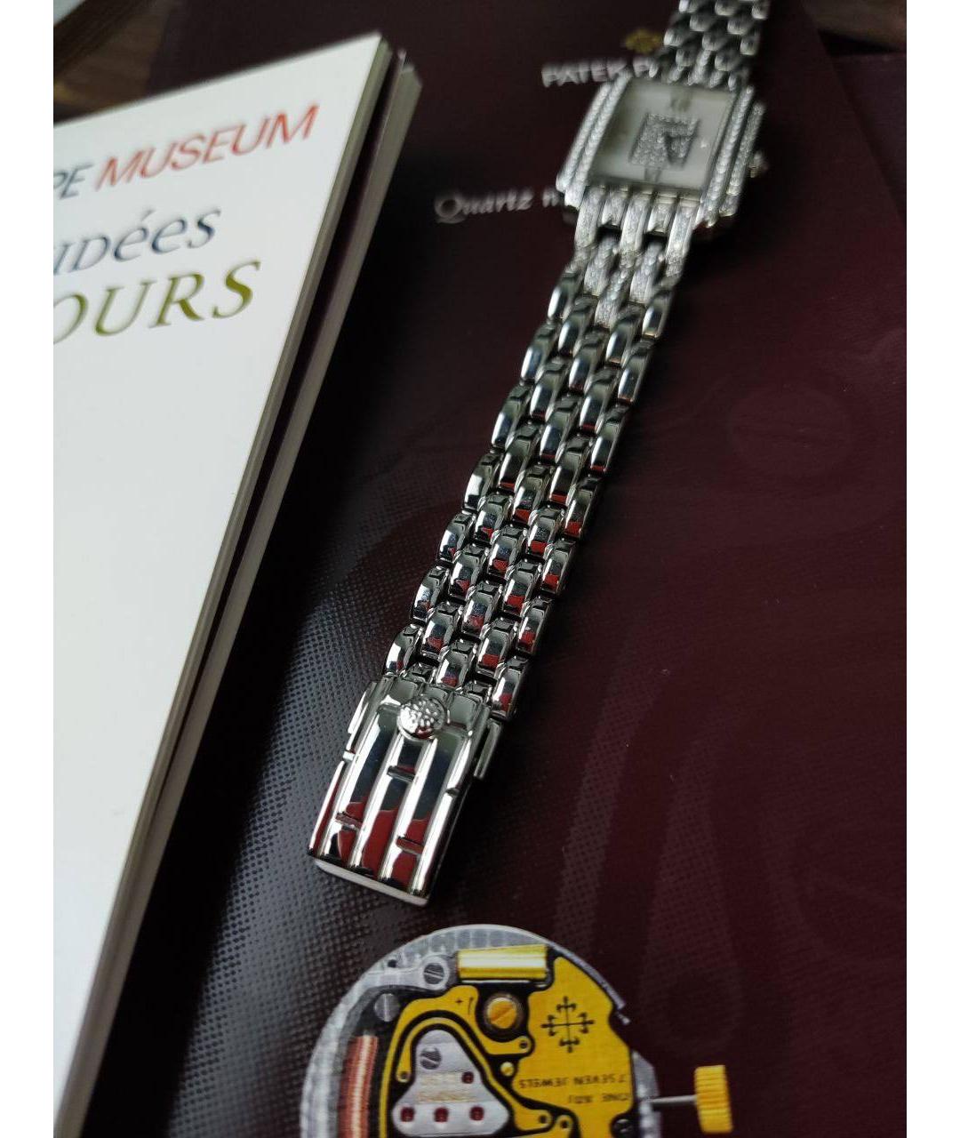 PATEK PHILIPPE Серебряные часы из белого золота, фото 7