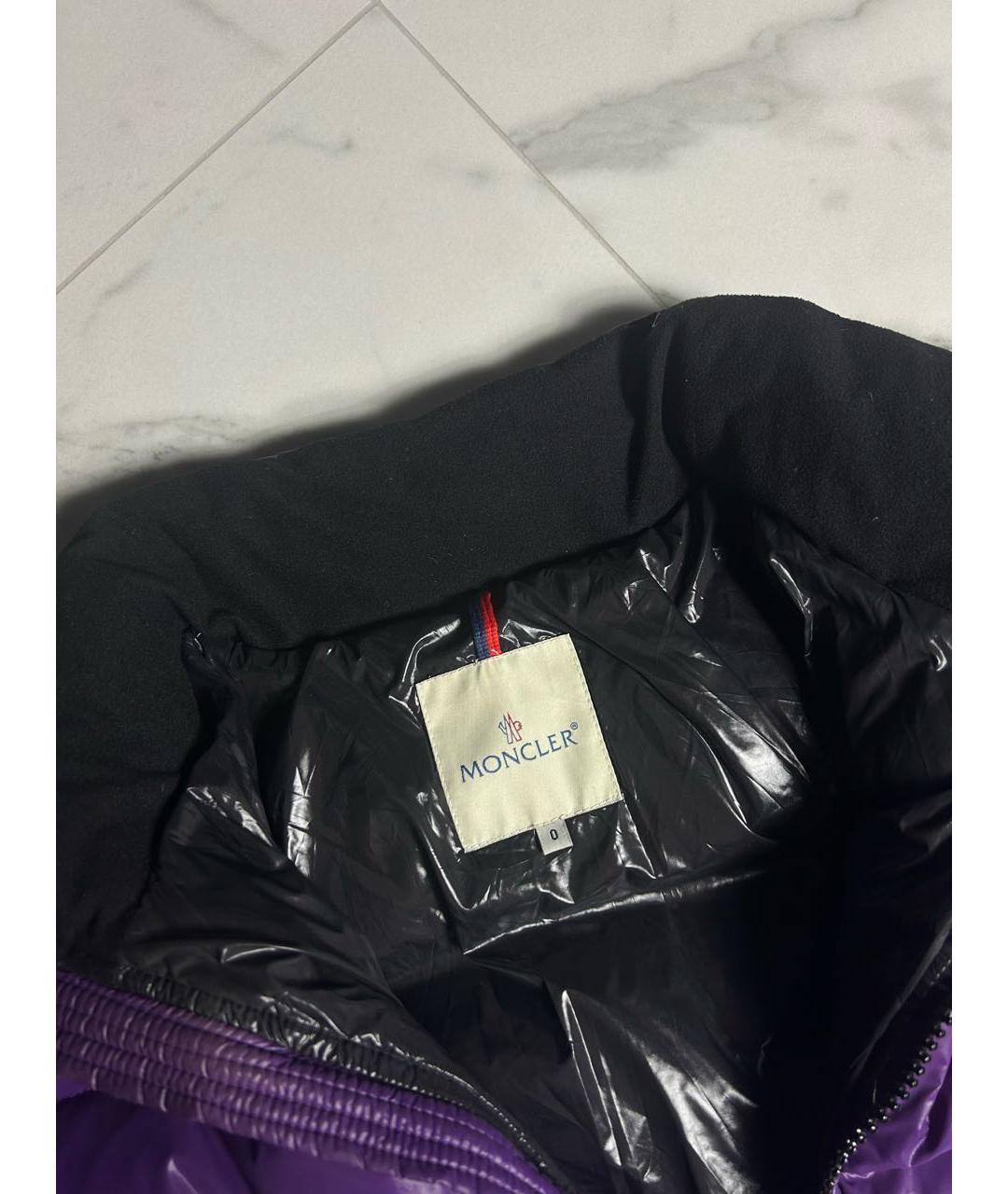MONCLER Фиолетовый пуховик, фото 3