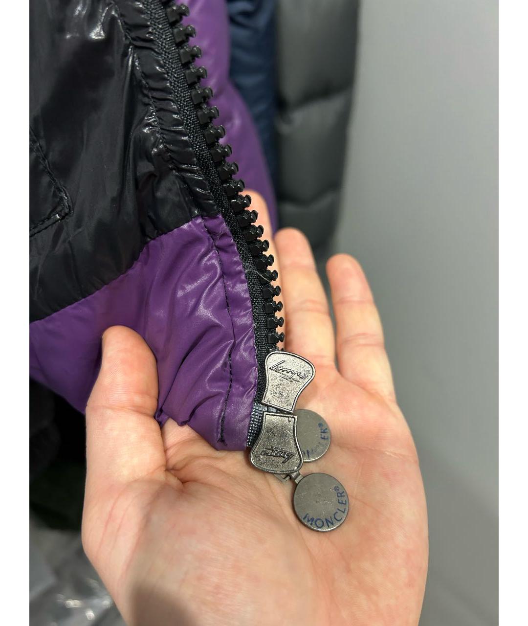 MONCLER Фиолетовый пуховик, фото 7