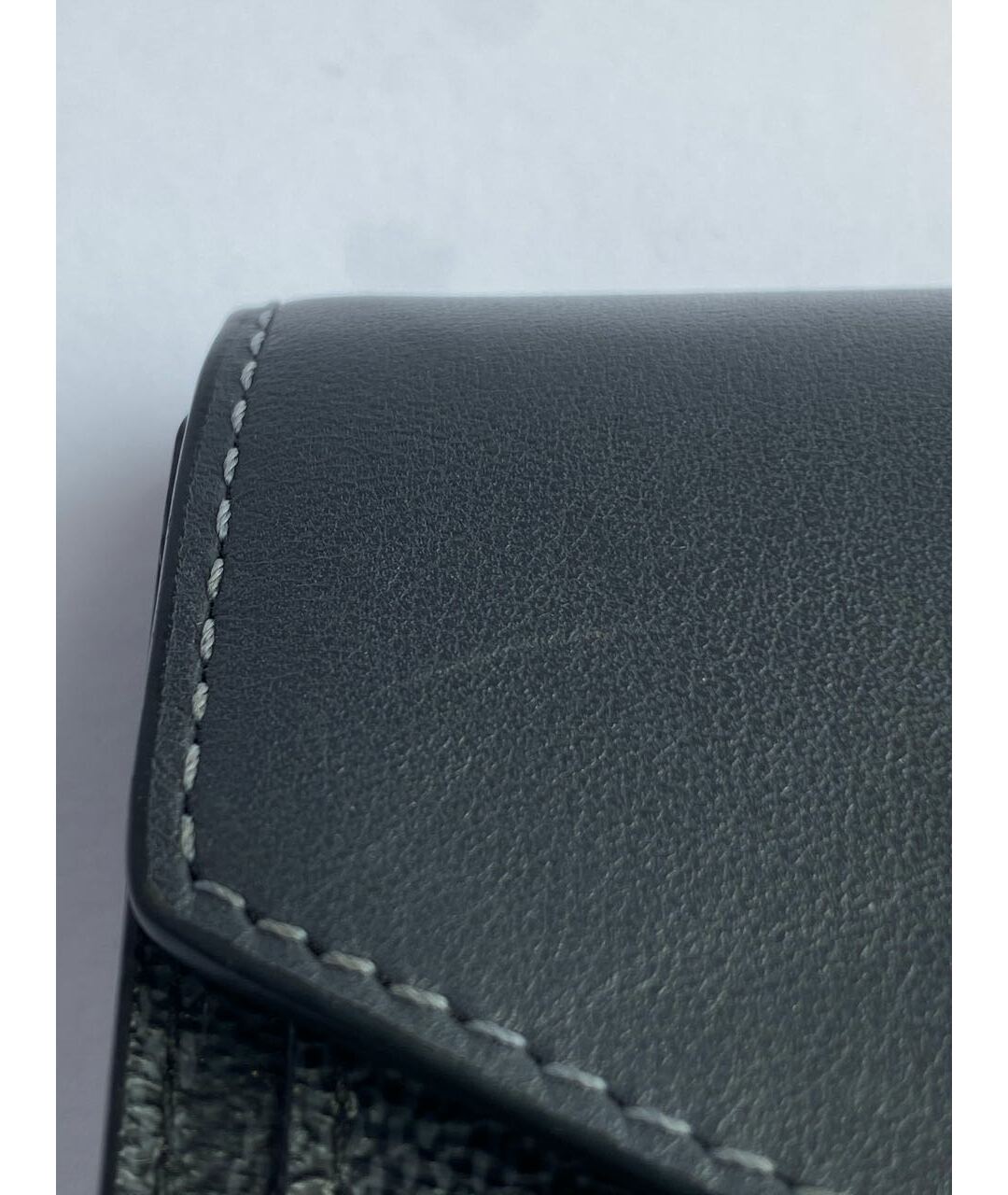 COACH Темно-синий кожаный кошелек, фото 5