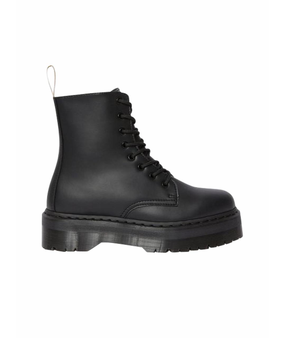 DR. MARTENS Черные кожаные высокие ботинки, фото 1