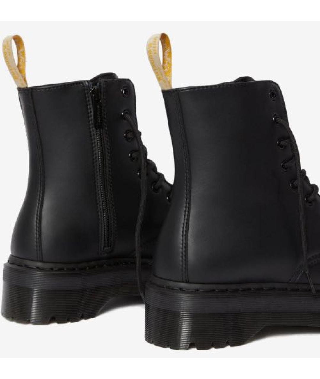 DR. MARTENS Черные кожаные высокие ботинки, фото 4