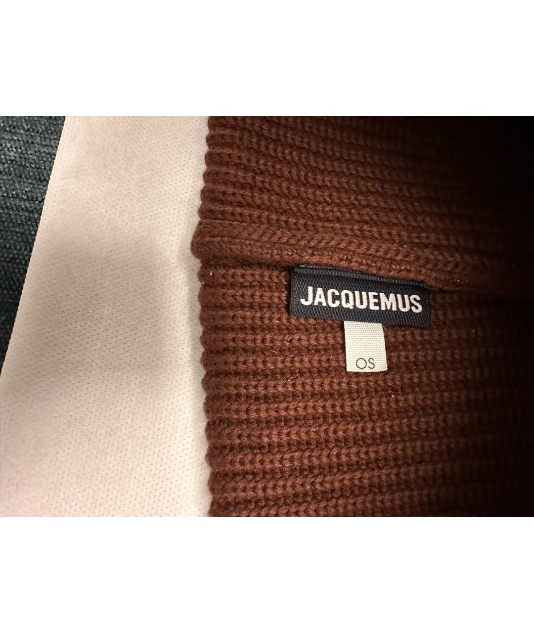 JACQUEMUS Коричневая шапка, фото 2