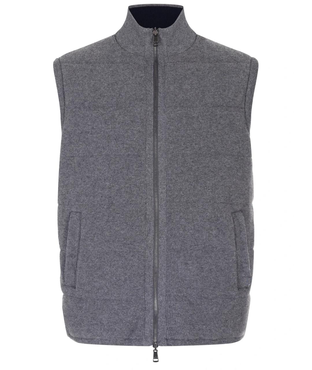 PAUL & SHARK Серый жилет, фото 8