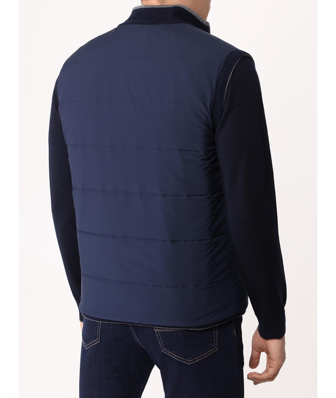 PAUL & SHARK Серый жилет, фото 4