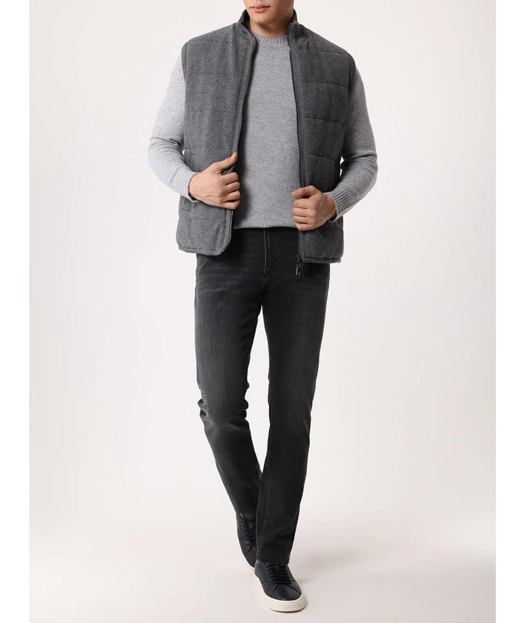 PAUL & SHARK Серый жилет, фото 3