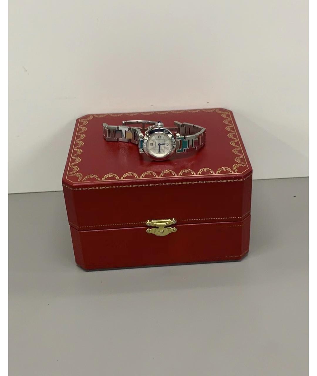 CARTIER Белые часы, фото 3