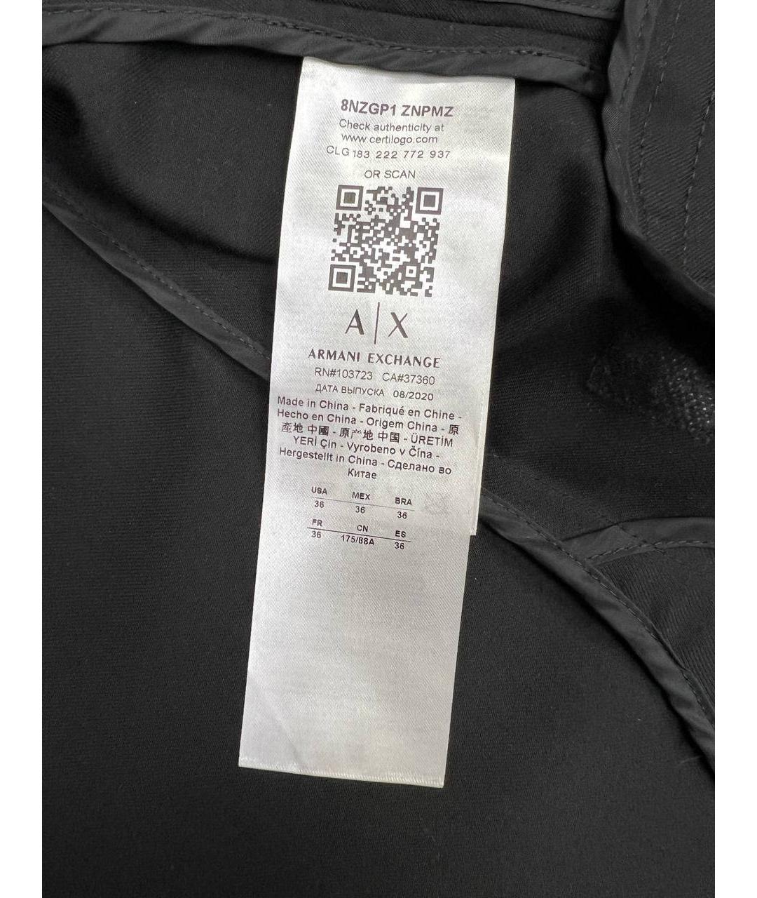 ARMANI EXCHANGE Черный пиджак, фото 6