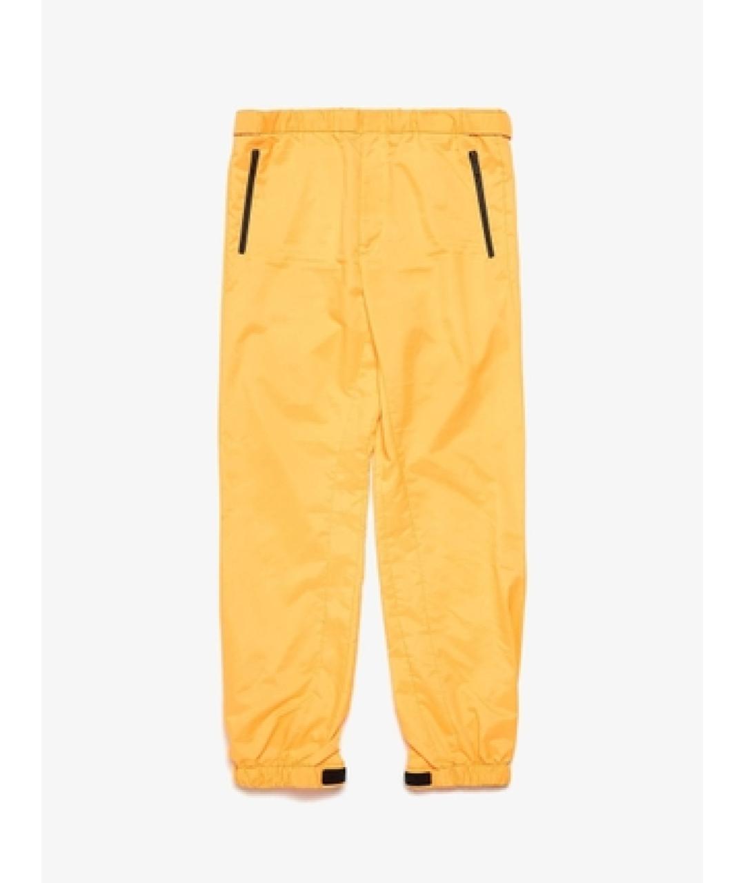 PRADA Оранжевое повседневные брюки, фото 5