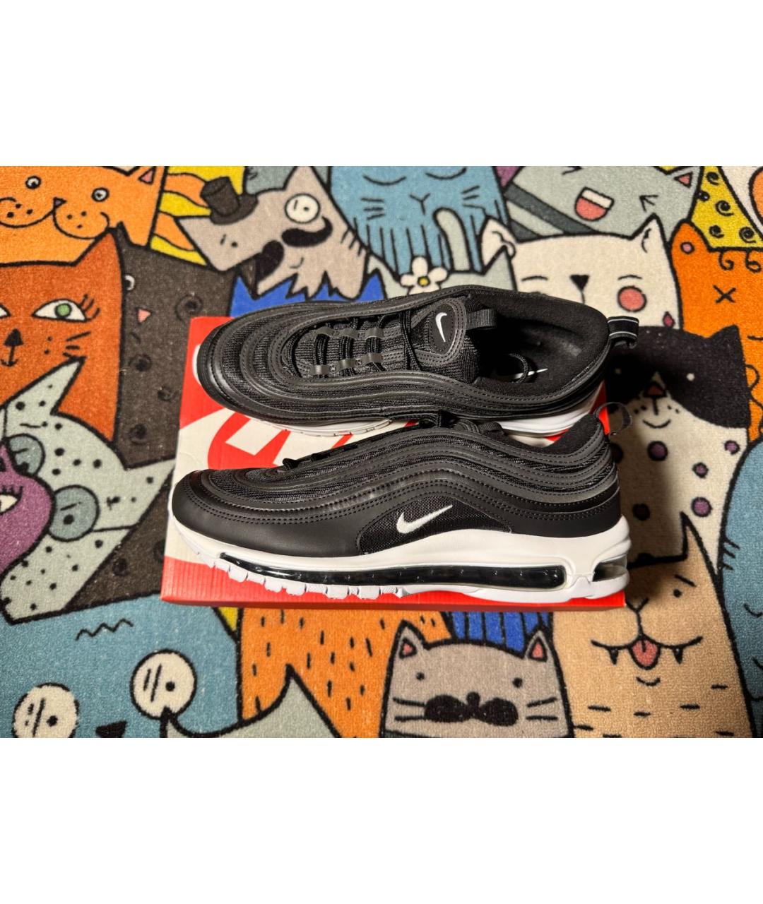 NIKE Черные низкие кроссовки / кеды, фото 5