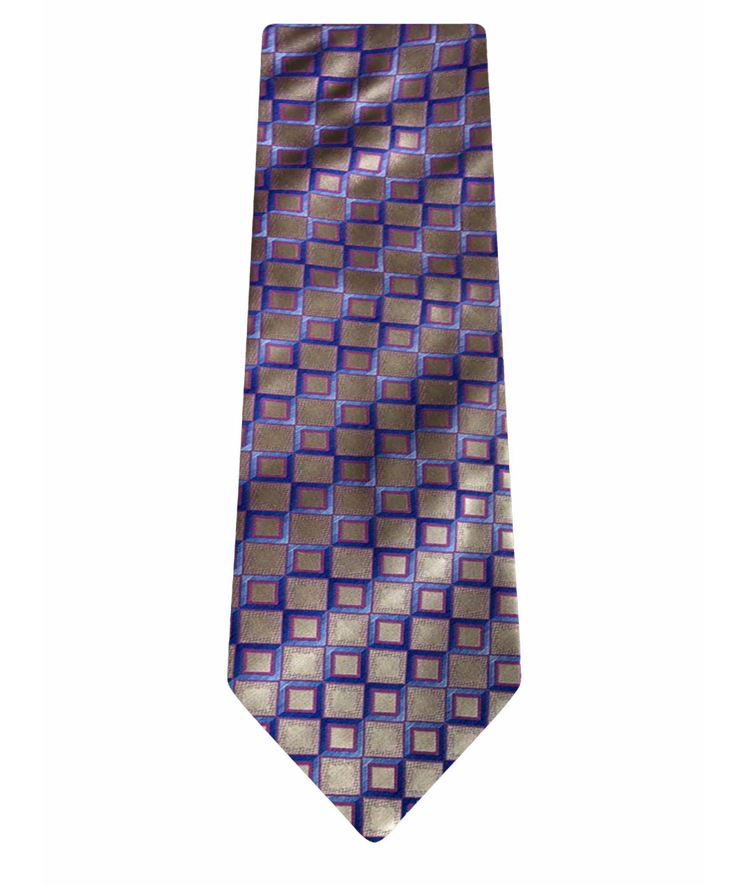 ETRO Фиолетовый шелковый галстук, фото 1