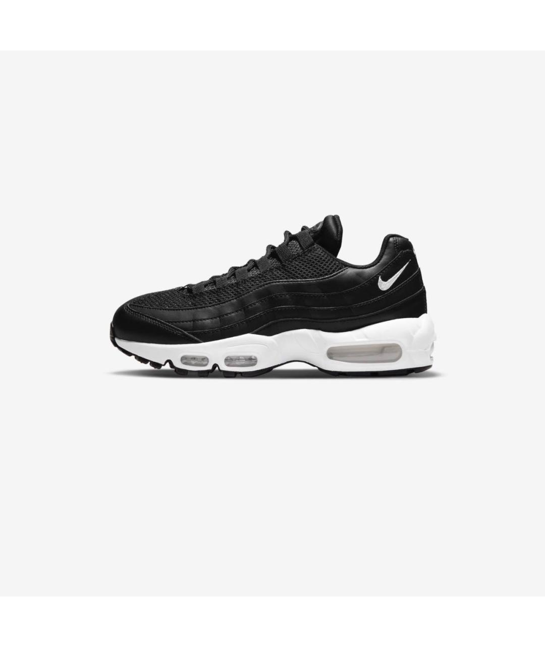 NIKE Черные кожаные кроссовки, фото 5