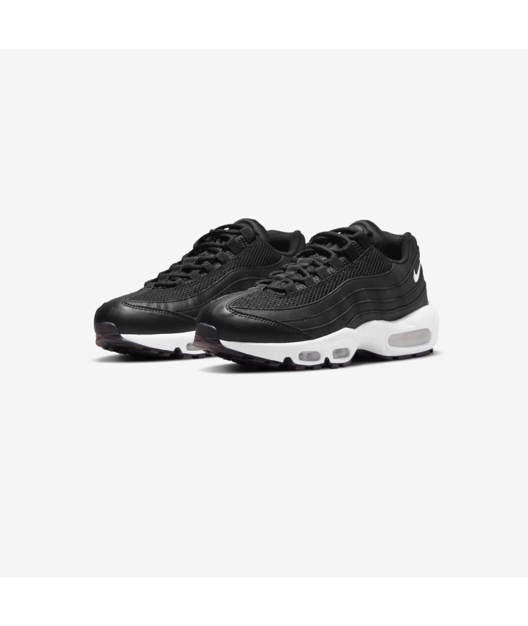 NIKE Черные кожаные кроссовки, фото 2