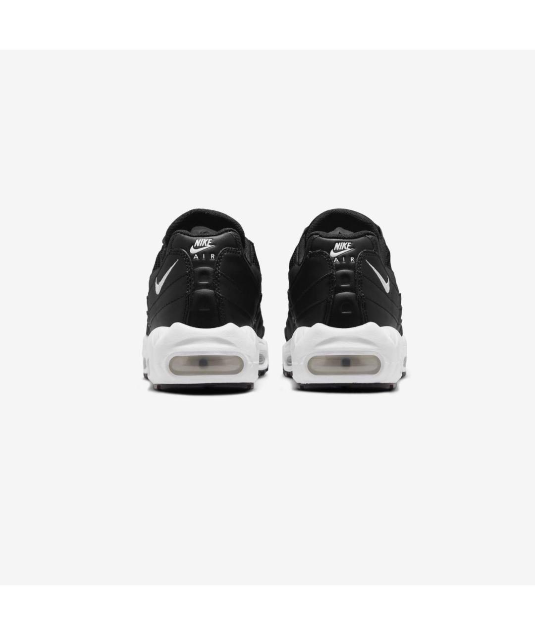 NIKE Черные кожаные кроссовки, фото 4