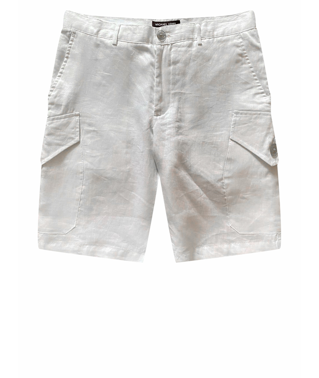 MICHAEL MICHAEL KORS Белые льняные шорты, фото 1