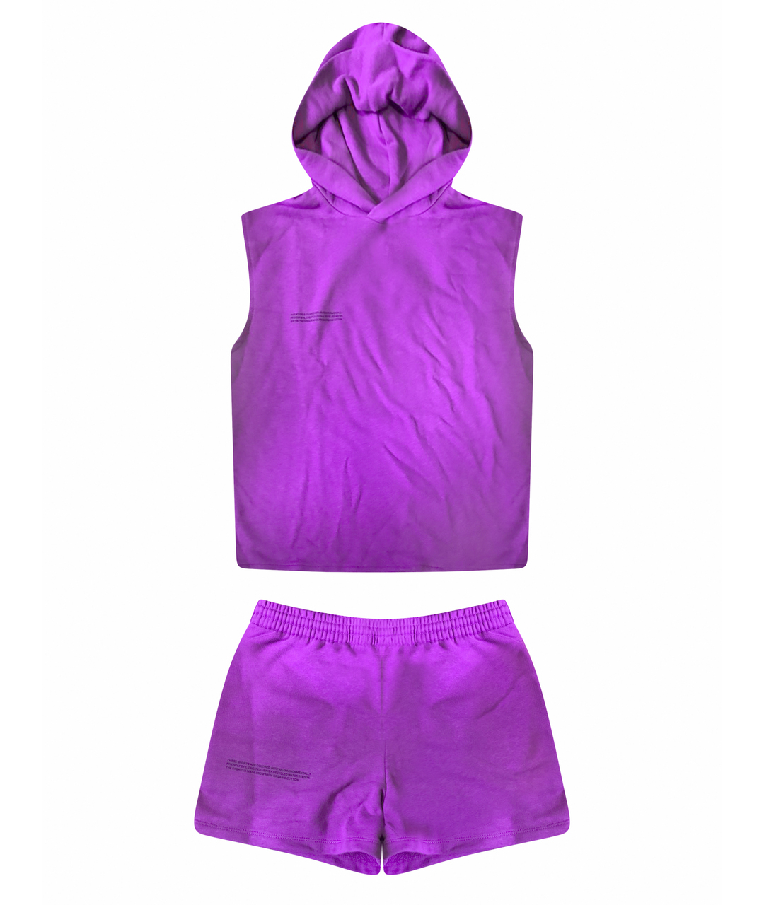 THE PANGAIA Фиолетовый хлопковый костюм с брюками, фото 1