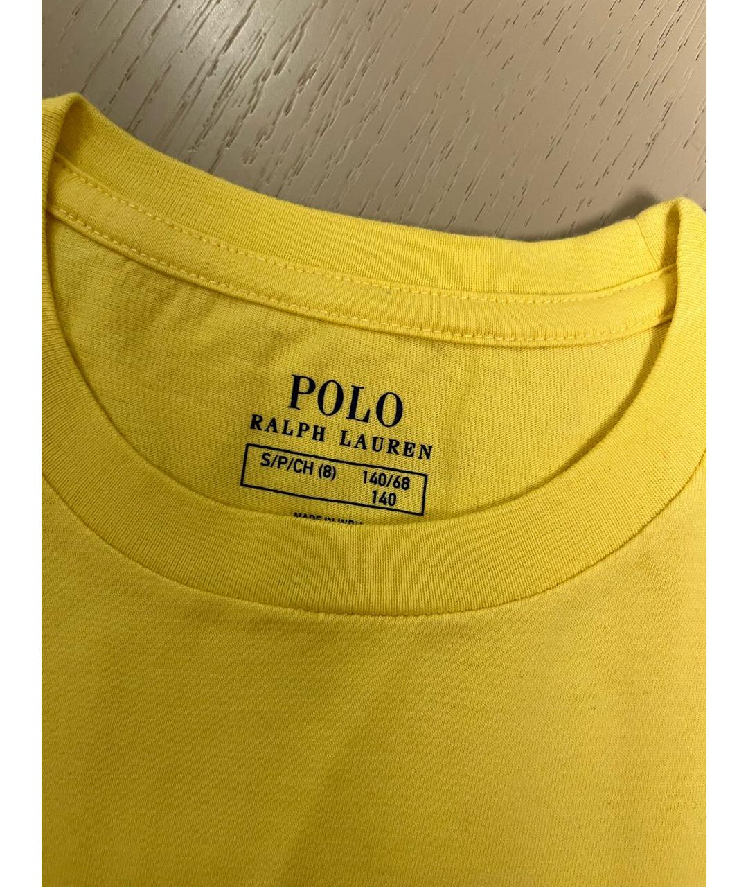 POLO RALPH LAUREN Мульти хлопковая детская футболка, фото 4