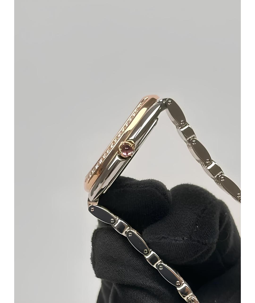 BVLGARI Белые часы из желтого золота, фото 4