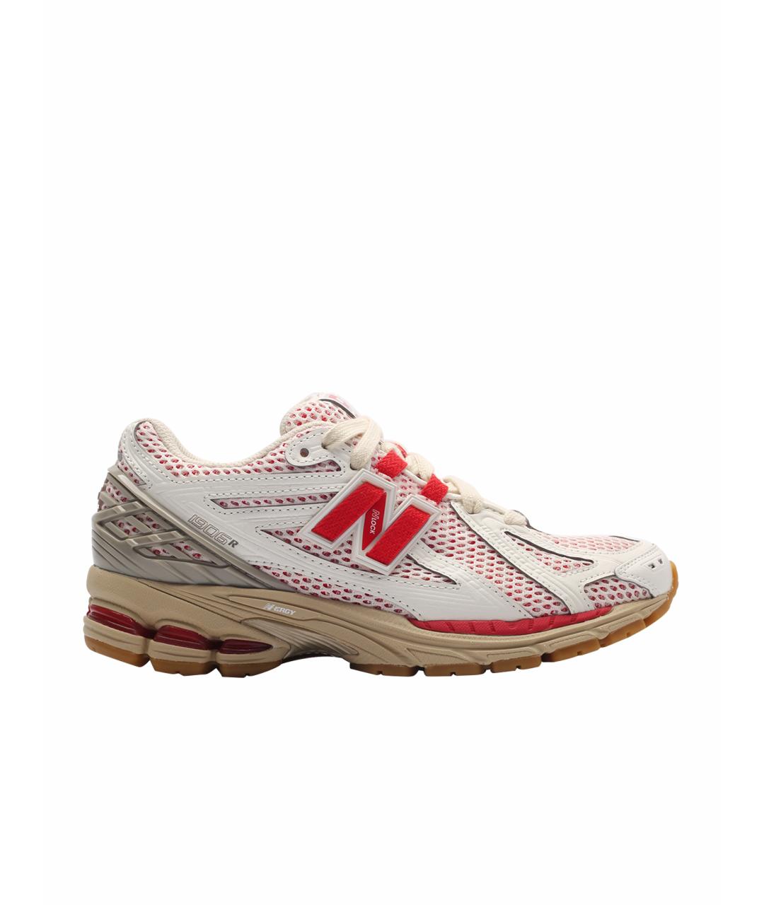 NEW BALANCE Красные текстильные кроссовки, фото 1